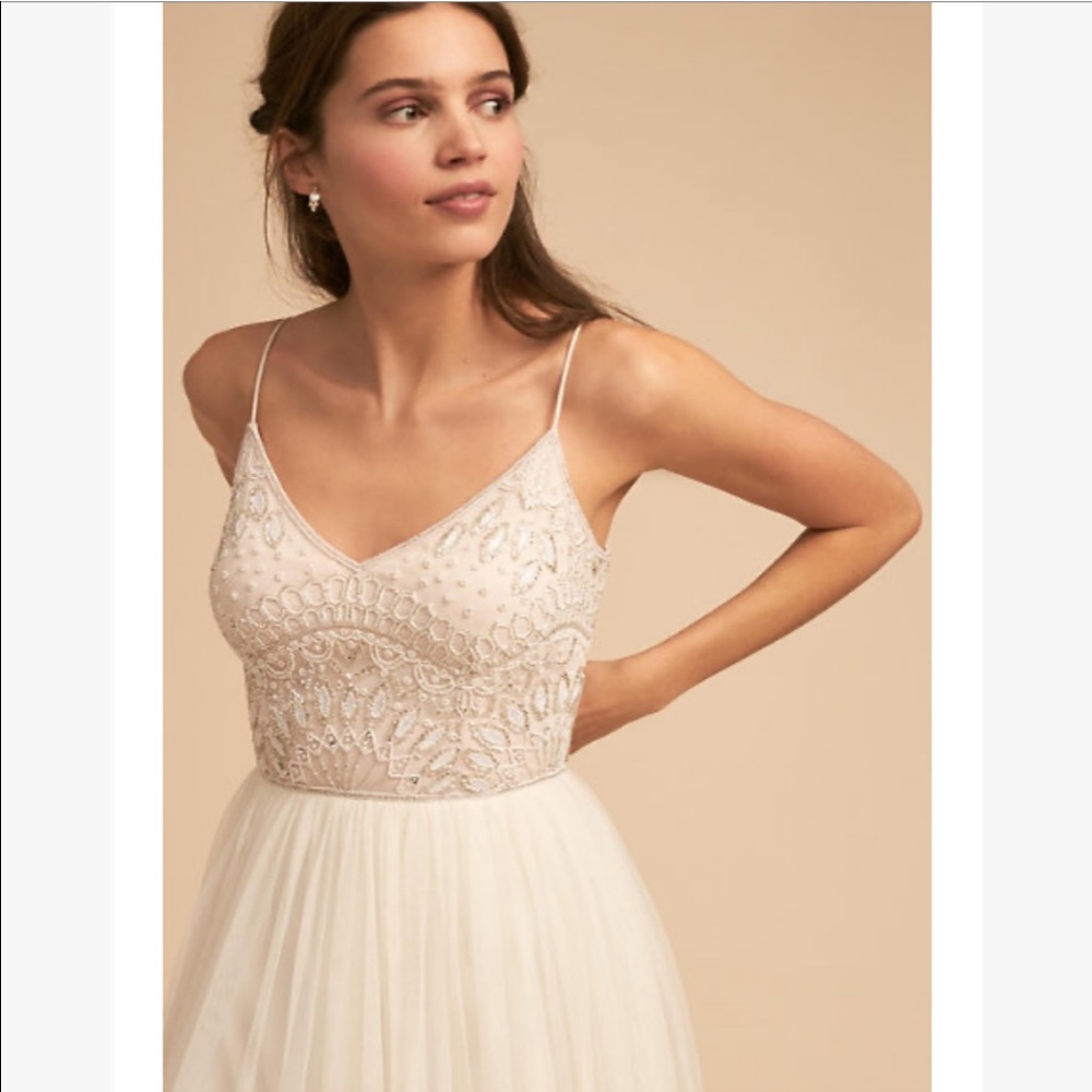 BHLDN Adrianna Papell Violetta Wedding Dress - Picture 2 of 9